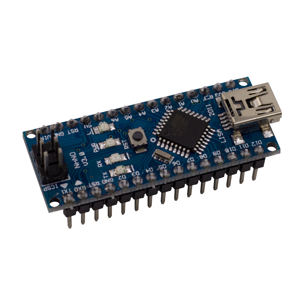 Carte micro-contrôleur USB Nano V3.0 FT232RL mega328P 5V 16M pour Uno R3 Nano avec mini câble USB Nano V3.0 FT232RL mega328P 5V 16M USB Micro-Controller Board for Uno R3 Nano with Mini USB Cable