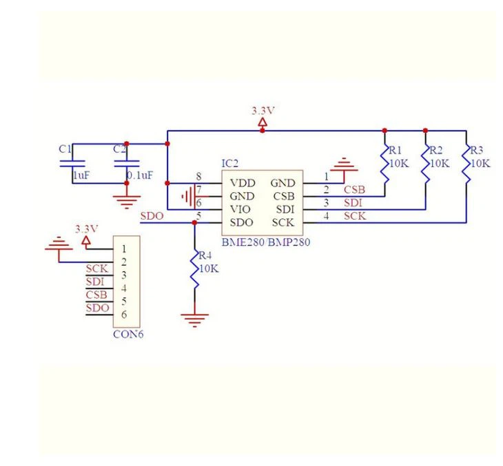 BMP280-3.3 Atmospheric Pressure Sensor BMP280-3.3 Atmospheric Pressure Sensor